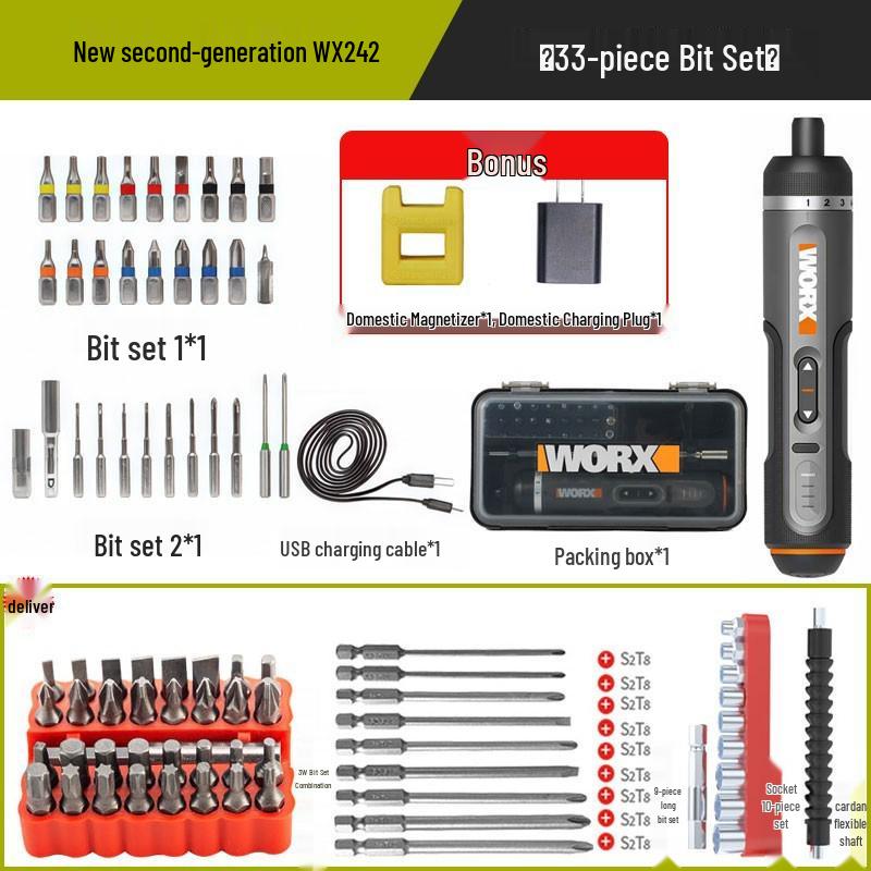 Wickes WX242 Rechargeable Multifunctional Electric Screwdriver