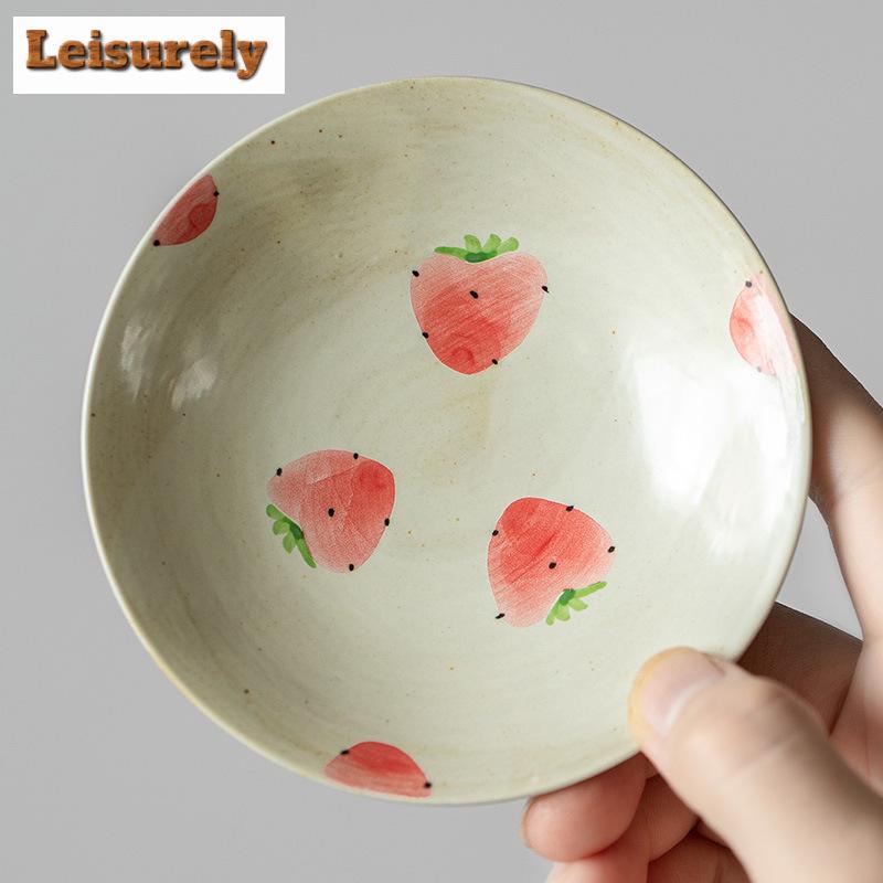 Расписанная вручную печка для заваривания чая с клубникой Японская пудра Усилитель аромата Инь Подставка для ароматизации чайных листьев Чайная церемония Кунг-фу