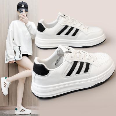 Bn6602 Новые белые туфли, женские весенне-летние сетчатые туфли, кроссовки для студентов, универсальные туфли на платформе, увеличивающие рост