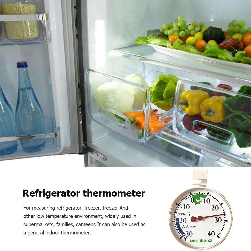 Cold Storage -30-40 DialThermometer Monitor Gauge Kitchen No Battery Temperature for Household Kitchen Helping Decor