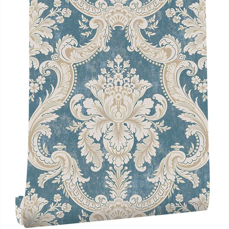 0,53*10 м ретро европейские итальянские дамасские обои викторианские нетканые обои наклейки на стену