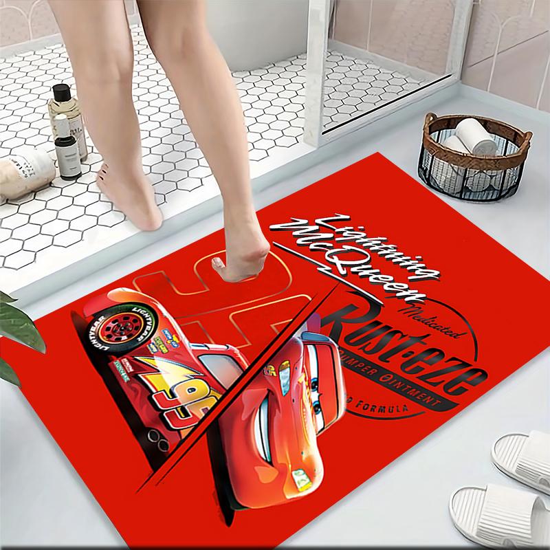 Mcqueen Spirit Carpet Rug Soft Washable Antislip Home Living Room Sofa Mats Personalized Christmas Rug