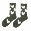 5 Pairs Pairs Women's Coral Velvet Mid-tube Socks Autumn and Winter Velvet Reinforced Warm Towel Socks Floor Socks