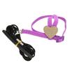 Pet Bird Harness Leash Elastic Adjustable Lightweight Parrot Flying Leash Straps with Cute Heart Purple
