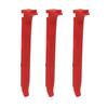 3 Pcs Bike Tire Lever PC Glass Fiber High Strength 16mm Widening Ergonomic Anti Slip Bike Tire Prying Rod Red