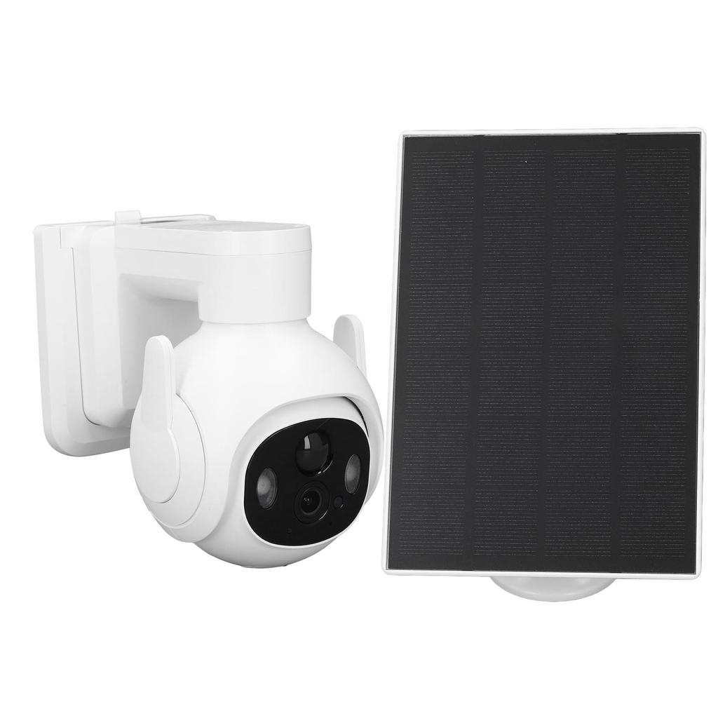 2K Solar Outdoor Security Camera 3MP with 3.5W Solar Panel AI Motion Detection Color Night Vision
