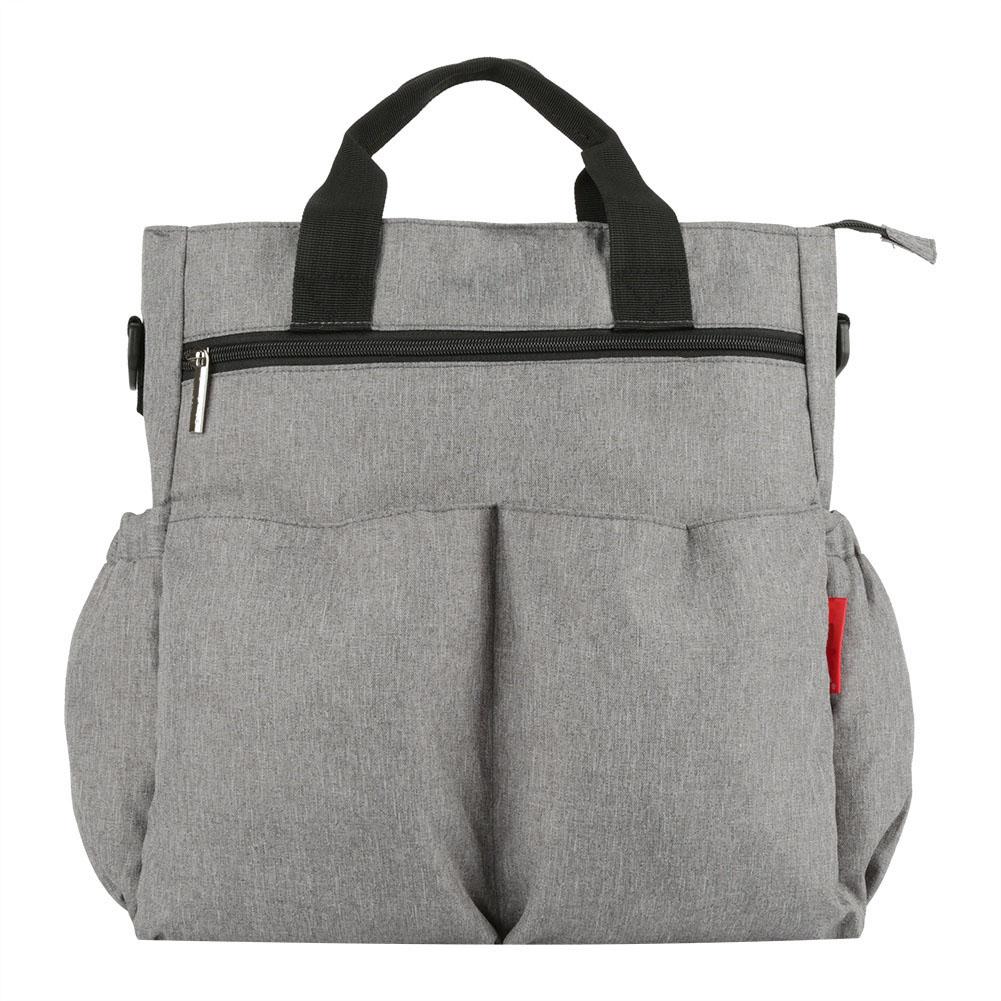 Сумка для подгузников Insular Baby Paper Nappy Bag большой емкости наклонная портативная тележка подвеска для мамы(Серый