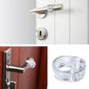 Door Handle Pad Baby Safety Supplies Floor Door Stop Transparent Silicone Wall Impact Buffer Protections Home Stopper Stoppper