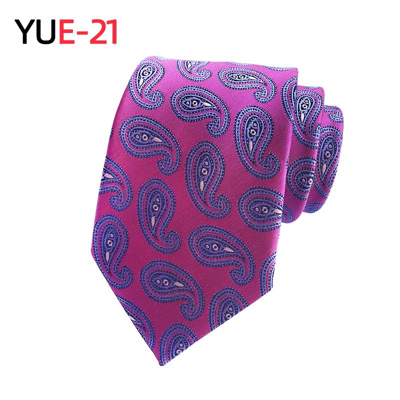 Галстук мужской с большим цветком из полиэстера и узором пейсли, модный, социальный, мужской галстук