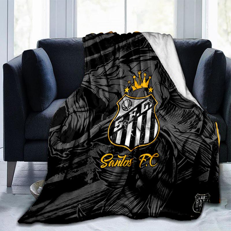 Powerful Football Crest Design Printed Throws Blanket Soft Flannel Blankets for Couch Bed Gifts for Men Women Picnic blanket Christmas gifts
