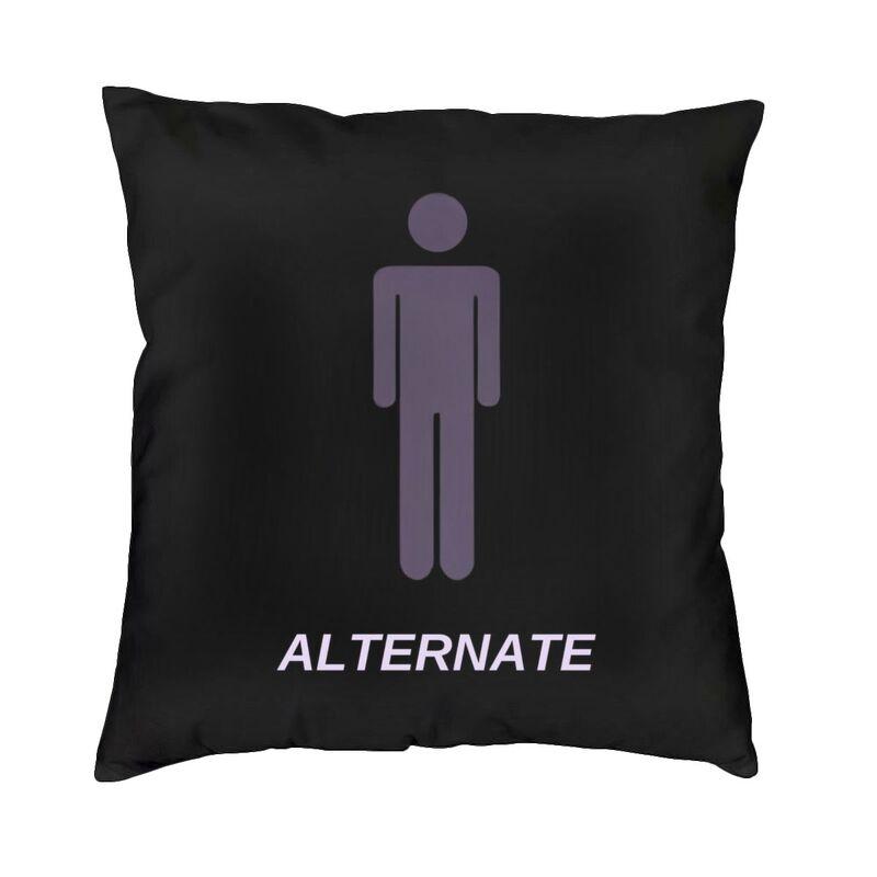 Custom Reverse Positive Square Throw Pillow Case Decoration 3D Double Side Printing Techwear Cushion Cover for Sofa