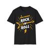 High Voltage Rock'N'Roll T-Shirt, Hard Rock Shirt, Guitar Top, Classic Rock Tee