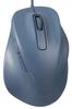 Проводная мышь ELECOM, тихая, размер M, 5 кнопок, сертифицированная, антибактериальная, синяя, EX-G "AskDoctors Service" M-XGM30UBSKBU