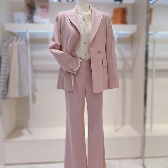 The Izet Women's Suit Set Tailored Double Jacket & Semi Bootcut Slacks