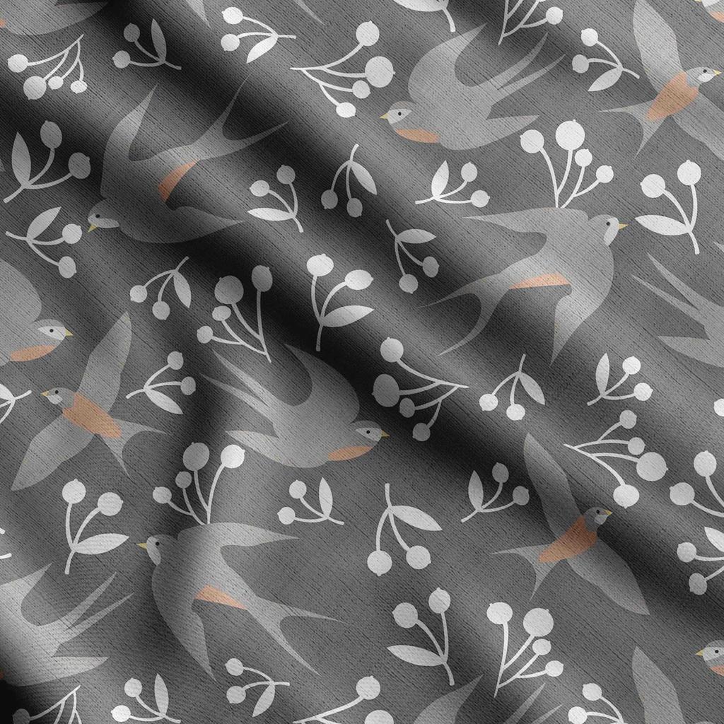 Soimoi Принт с птицами, хлопковый батист, ткань для квилтинга, продаваемая во дворе, ширина 42 дюйма, хлопчатобумажная ткань средней плотности,