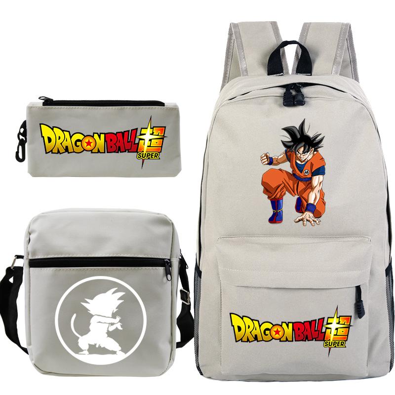 Драгонболл драгонболл набор из трех предметов анимационная периферия новый набор пеналов досуг студенческий рюкзак