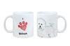 Bichon Frise, Bichon Tenerife, Bichon a poil frise - cup with a dog, cute cup with graphics, a gift with your photo from the Art-Dog brand