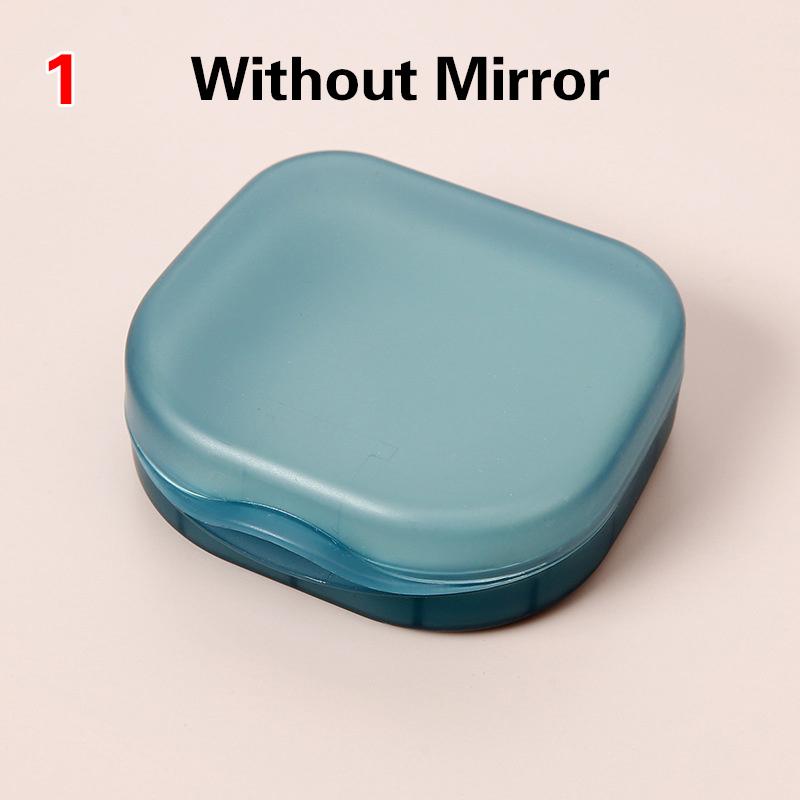 Портативный контейнер для хранения зубных протезов для пожилых людей, контейнер для невидимых брекетов и ортодонтических ретейнеров, пылезащитный контейнер с крышкой для искусственных зубов