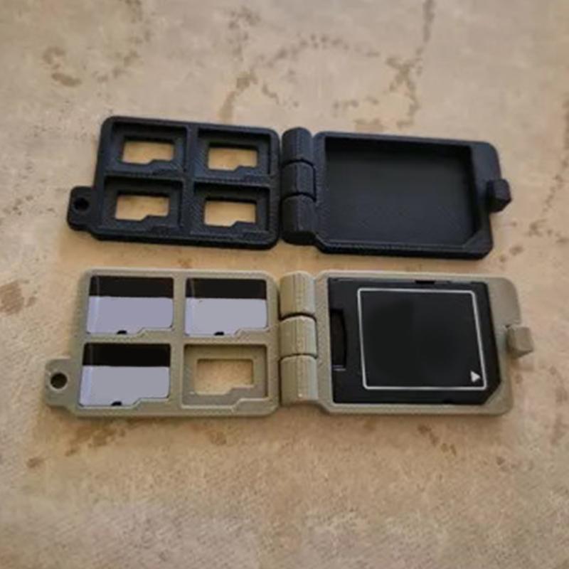 1/3/5 шт. Кейс для хранения карт Micro SD с брелоком, совместимый с SD/HC/XC/UX/MMC, портативный держатель для SD-карт для офиса, дома, путешествий