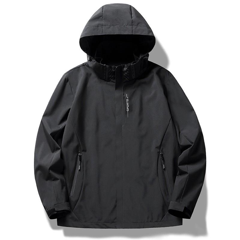 Mens Waterproof Windproof Hiking Jacket Outdoor Raincoat Lightweight Hooded Shell Coat Couples