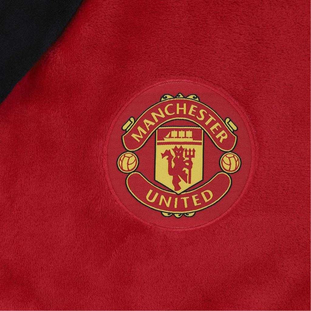 Manchester United FC Mens Crest Fleece Dressing Gown