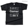 Mens Cotton I'm a Gamer Label Graphic High Quality T Shirt Street Casual Style Tee for Men and Women