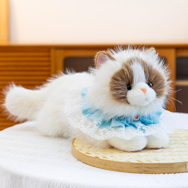 Мяукающая Плюшевая Кукла-Кошка - Милая Фигурка Котенка Игрушка для Девочек