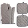 4-piece Set of Oven Gloves with High Heat Resistance, Thick Kitchen Extension, Oven Gloves for Kitchen Baking