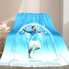 1pc Manchester United Manchester City Blanket, Cozy Printed Throw Blanket, A Heartfelt Gift for Your Family and Friends