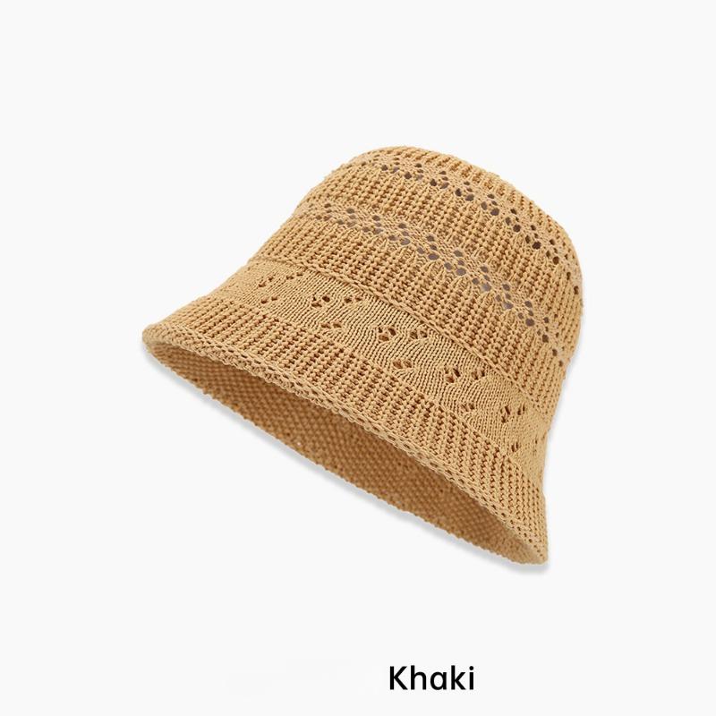 Весенние и летние вязаные женские сельские каникулы путешествия рыболовные шляпы панамы пляжные дышащие кепки оптом