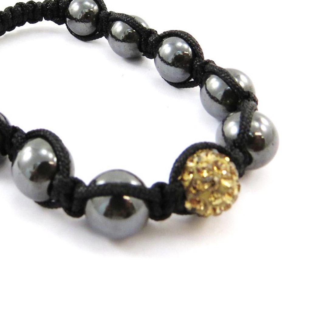 Les Trésors De Lily [J4067] - Gold 'Shambhala' Ethnic Bracelet