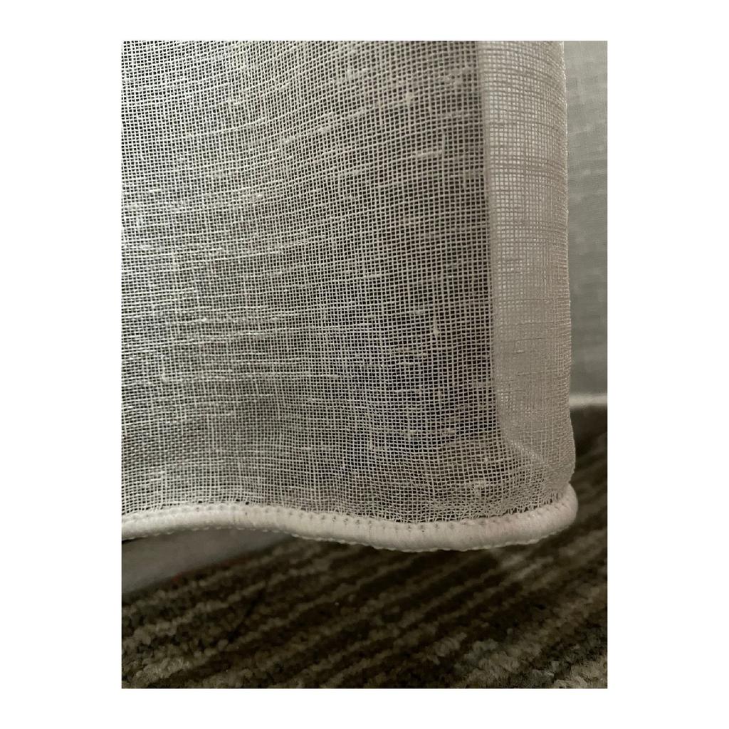 Кремовый оттенок для штор из тюля Phoenix, имитирующий льняное полотно (без удовольствия)