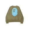 Bape Футболка с принтом Big Ape Head, цифровая мозаика, свободный крой, круглый вырез 1H70-113-006