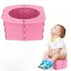 1pcs Car Foldable Toilet Portable Travel Potty for Adults Kids Leak-Proof Design Lightweight Commuting Camping Toilet Seat