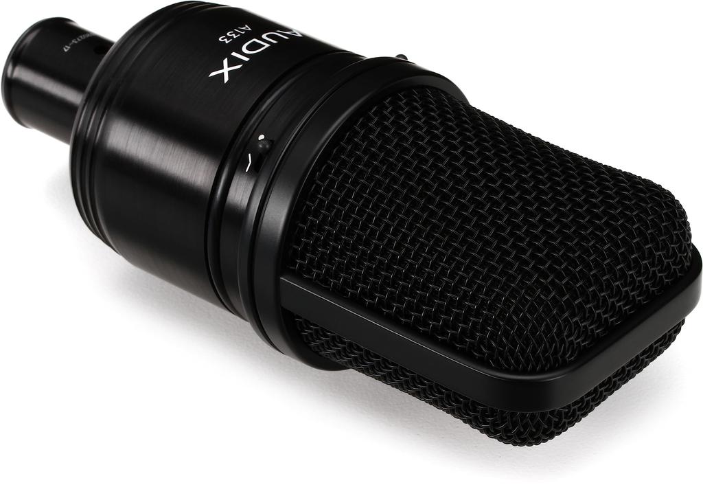 AUDIX A133 Instrument Recording Guitar Amplifier Drum Overhead for Video Distribution Studio Large Diaphragm Condenser Microphone Pad with Low Cut