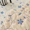 Cotton Sofa Cushion Small Floral Embroidery Sofa Covers for Living Room Four Season Universal Couch Towel Non-slip Sofa Mats