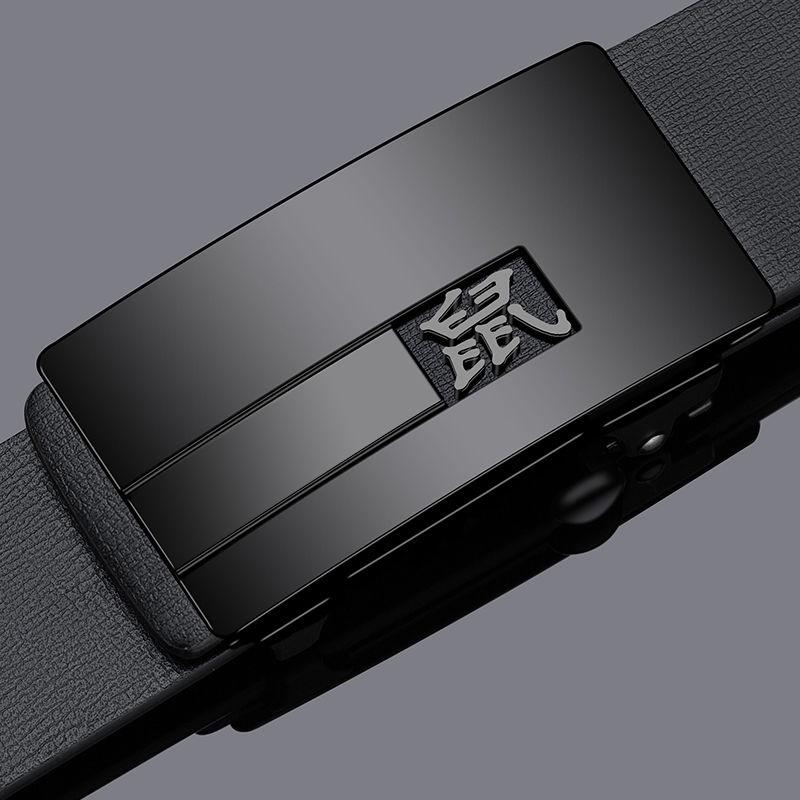Zodiac Men's Automatic Buckle Belt: Stylish, Versatile Belt for Casual and Business Wear