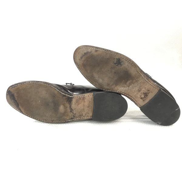 Johnston & Murphy Heritage 80s-90s Leather Goodyear Punch Cap Toe 10B 26.5-27.5 Burgundy(USED)