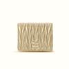 Miu Miu 5mv204 Afpp F0846 Materasse Nappa Coin Bifold Wallet