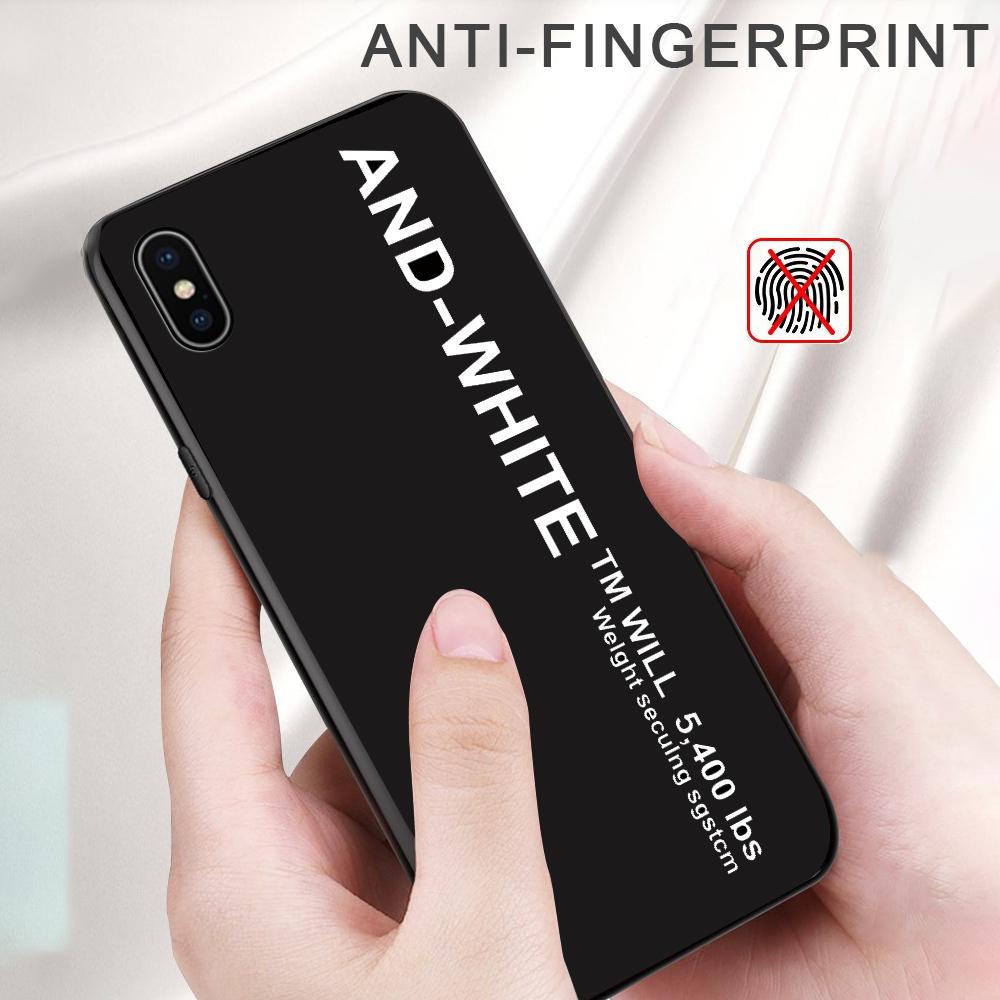 Ударопрочный тонкий сплошной цвет в полоску с надписью Мягкий силиконовый чехол из ТПУ