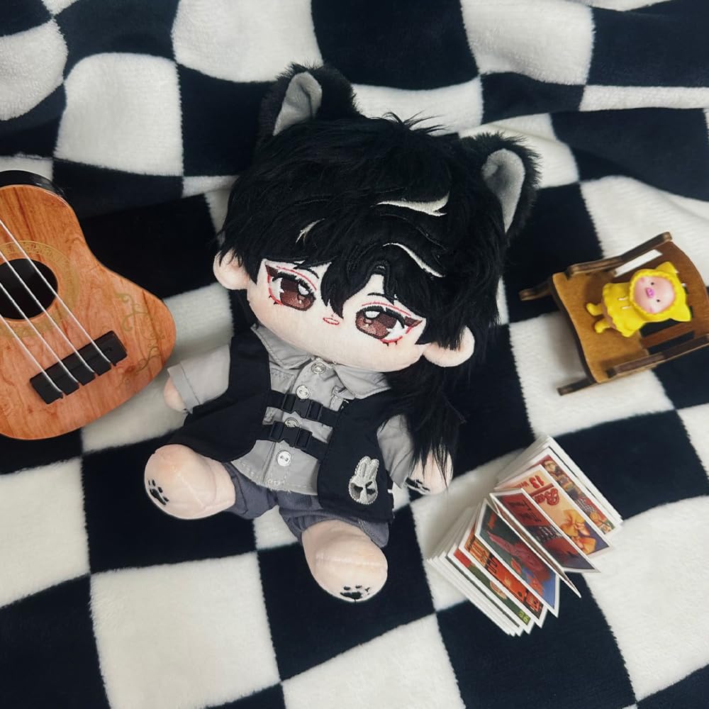 Niannyyhouse 20 см мягкая игрушка карманная форма хлопковое платье аксессуары для куклы одежда, рубашка, жилет, брюки, набор, кукла, вверх,