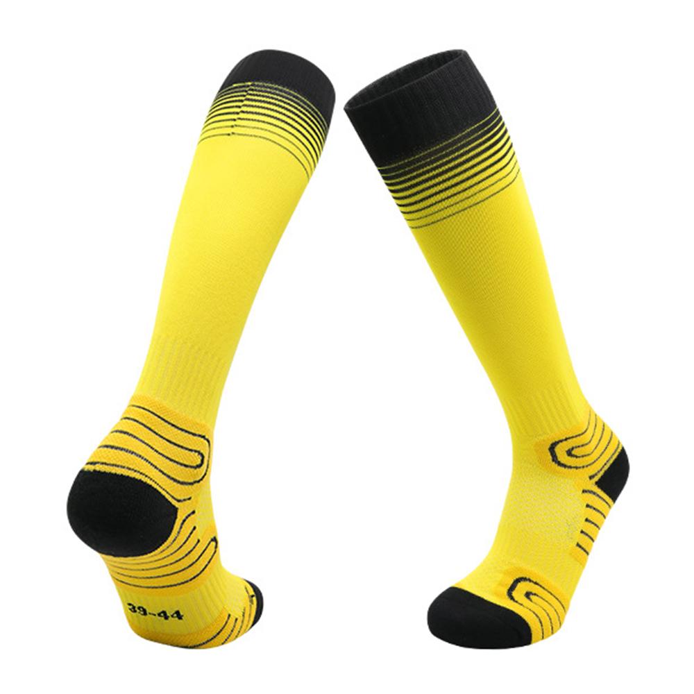 PORFIN 1 Pair M Size 34 - 38 Professional Football Socks Breathable High Tube Thickened Training Socks