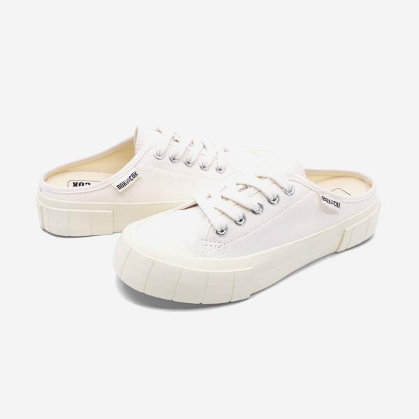 Белые кроссовки-мюли Box & Cox B&C