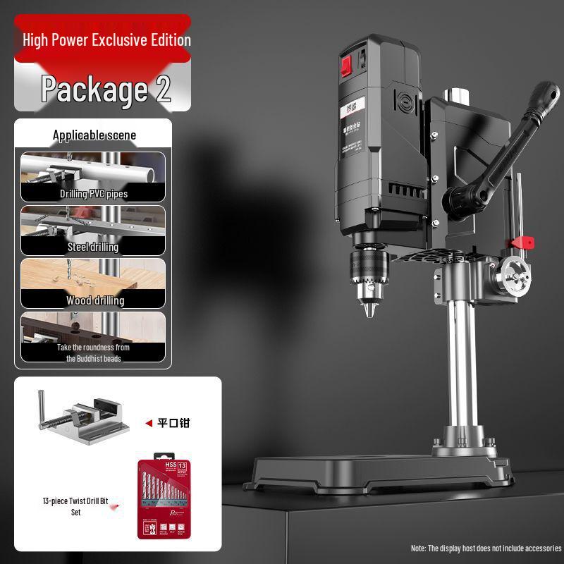 Высокомощный промышленный настольный сверлильный станок 220В: Многофункциональный бытовой дрель