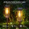 Солнечные светодиодные фонари на открытом воздухе водонепроницаемые IP65 лампы для двора газона патио гирлянды ландшафтный сад декоративный свет