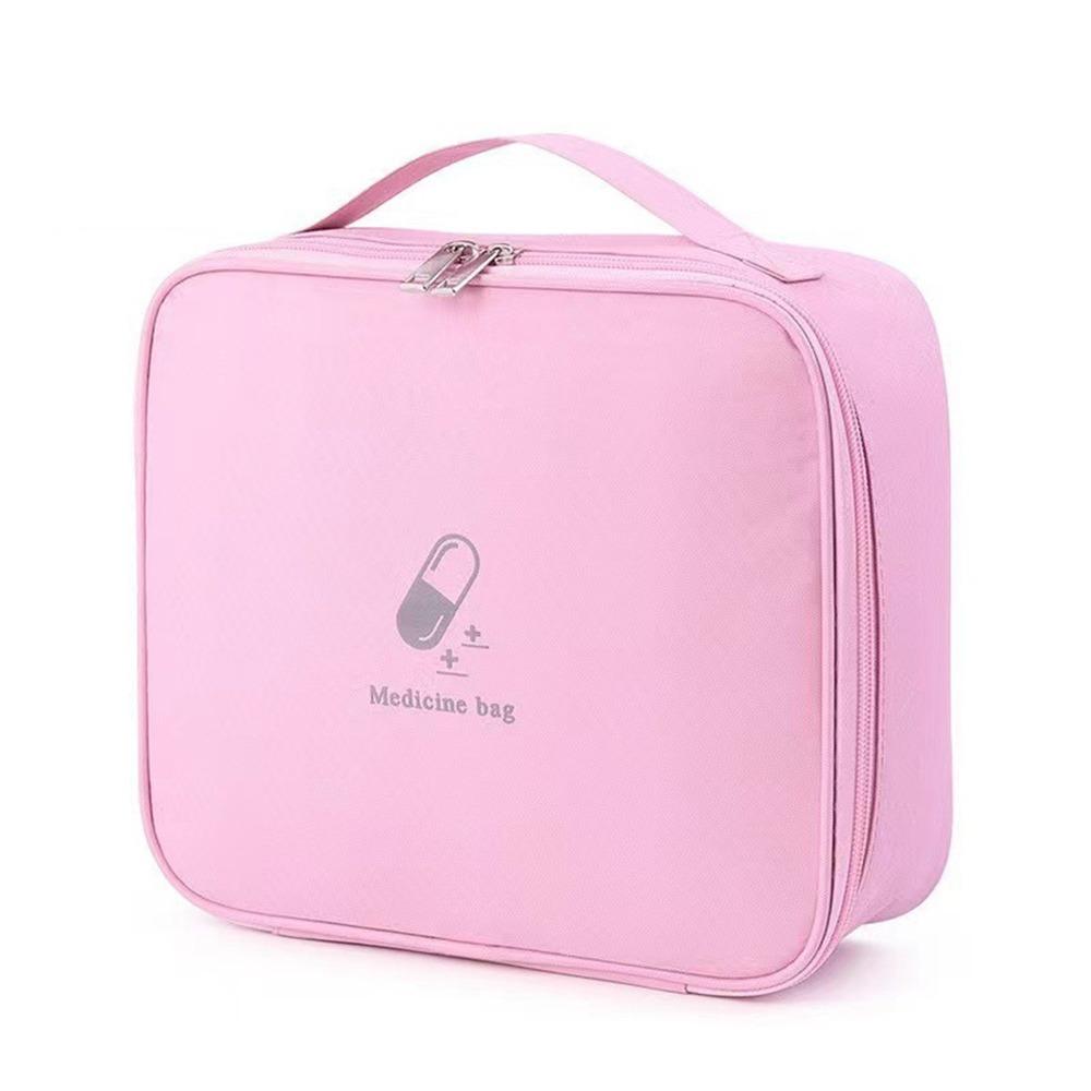 Large Capacity Medicine Bag Pink/Blue/Grey Storage Bag Multifunctional Emergency Kits  Outdoor