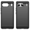 For OnePlus Nord 4 Case Carbon Fiber Texture TPU Brushed Phone Cover
