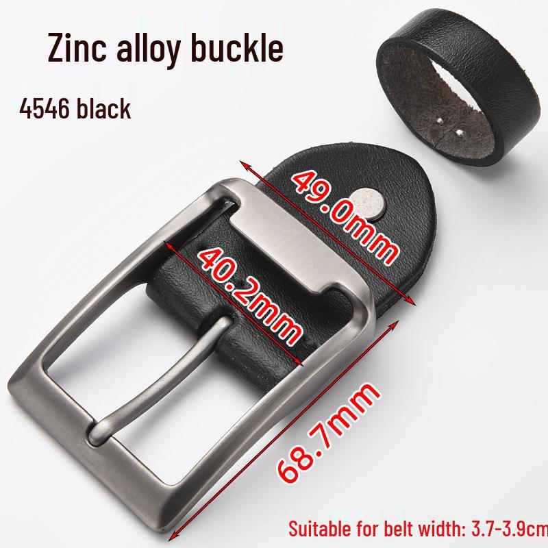 Men's Genuine Leather Pin Buckle Waistband Accessory