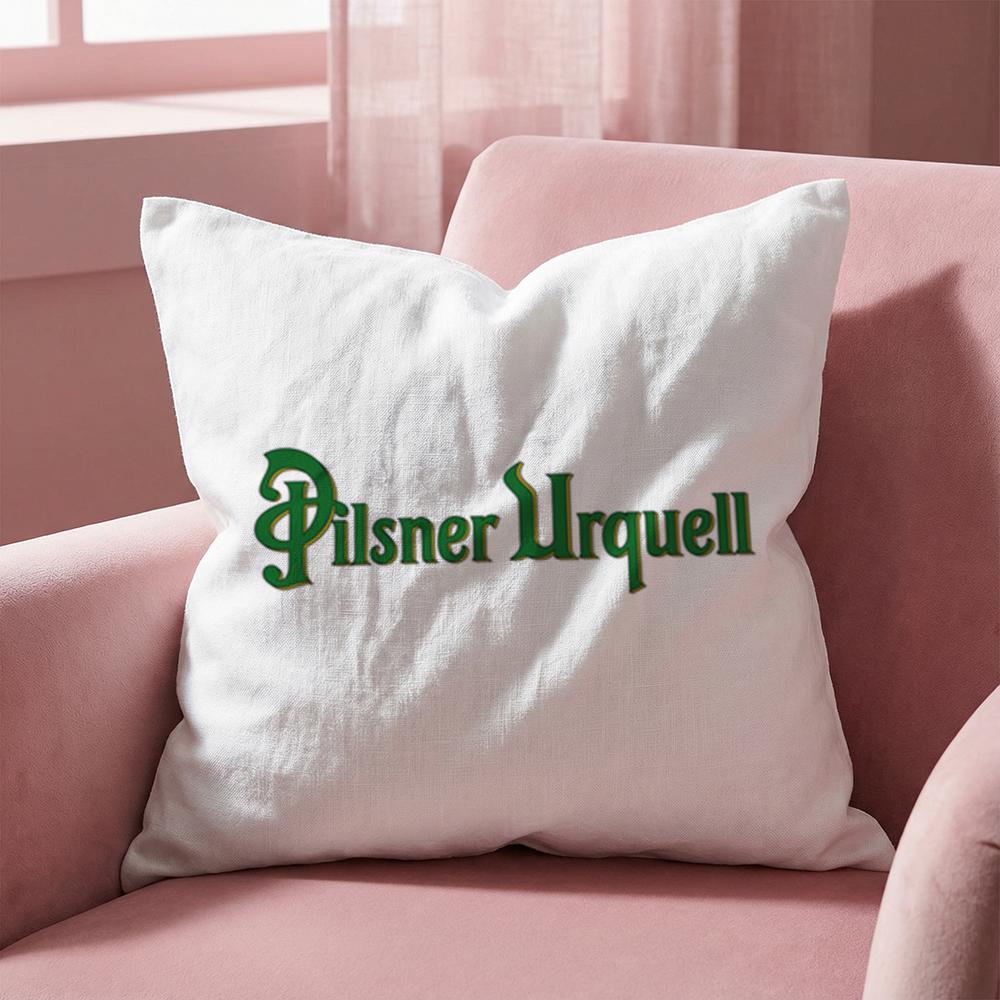 Чехол на подушку P-Pilsner U-Urquell, Многоцелевой чехол для дома и автомобиля - Двусторонний, Мягкий и Прочный для Ежедневного Использования