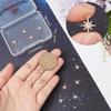 Beebeecraft 1 Box 20Pcs North Star Charms 18K Gold Plated Star Pave Cubic Zirconia Pendant Charms Small Jewelry Making Findings 10.5x8.5mm for DIY